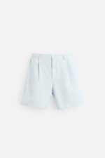 شلوارک مردانه زارا WASHED BERMUDA SHORTS WITH PLEATS