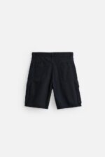 شلوارک مردانه زارا COTTON-LYOCELL CARGO BERMUDA SHORTS