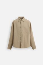 پیراهن مردانه زارا FLOWING SHIRT WITH POCKET