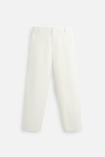 شلوار مردانه زارا COTTON STRAIGHT-LEG TROUSERS