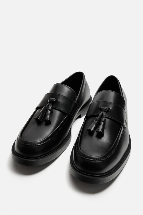 کفش کالج مجلسی مردانه زارا TASSEL DRESS LOAFERS