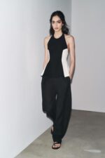 تاپ زنانه زارا CONTRAST HALTER TOP