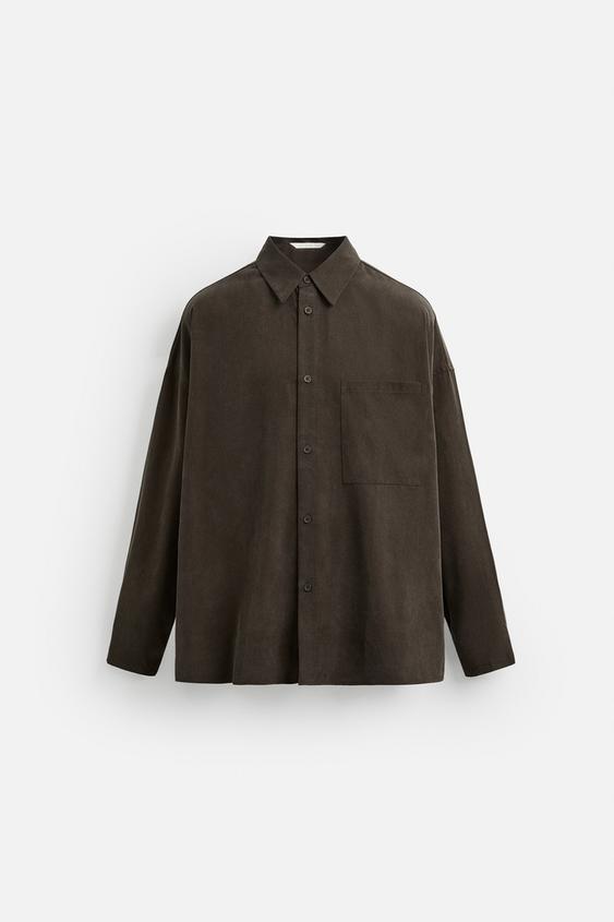 پیراهن مردانه زارا OVERSIZED FIT SHIRT