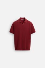 پولوشرت مردانه زارا TEXTURED KNIT POLO SHIRT
