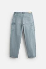 شلوار مردانه زارا WASHED CARPENTER TROUSERS