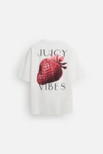 تیشرت مردانه زارا STRAWBERRY PRINT T-SHIRT