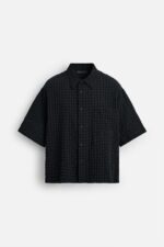 پیراهن مردانه زارا CHECK SEERSUCKER SHIRT