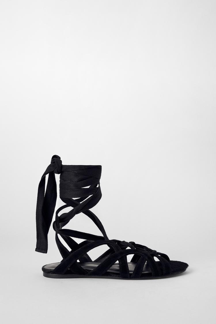 صندل فلت زنانه زارا flat sandals kate moss x zara