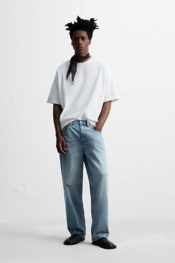 شلوار جین مردانه زارا BAGGY FIT JEANS © OTIS KWAME KYE QUAICOE