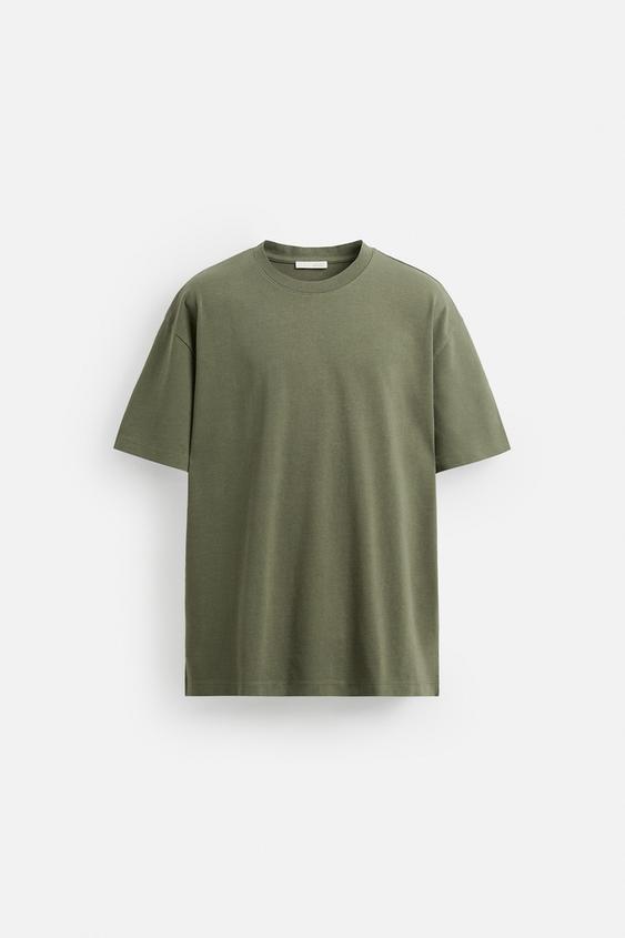 تیشرت مردانه زارا BASIC HEAVY WEIGHT T-SHIRT