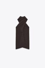 تاپ زنانه زارا STRIPED HALTER TOP