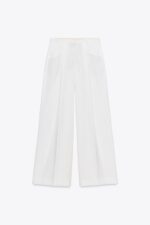 شلوار زنانه زارا ZW COLLECTION WIDE-LEG DARTED TROUSERS