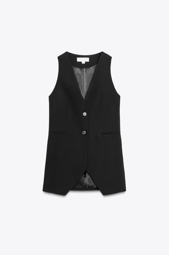 جلیقه زنانه زارا FITTED WAISTCOAT ZW COLLECTION