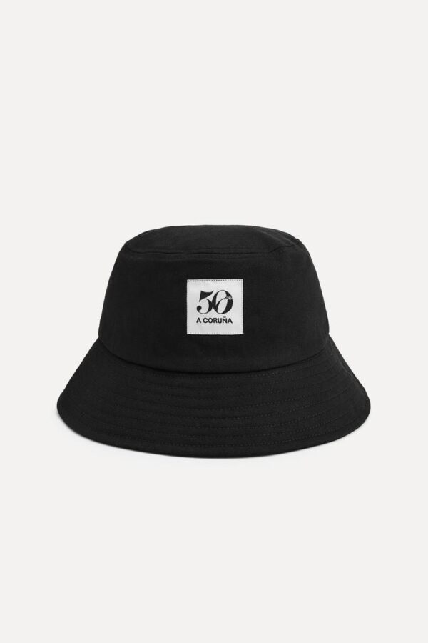 کلاه باکت زنانه زارا 50TH ANNIVERSARY PATCH BUCKET HAT