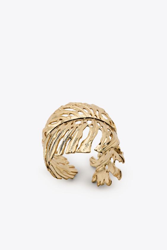 دستبند زنانه زارا LEAF CUFF BRACELET