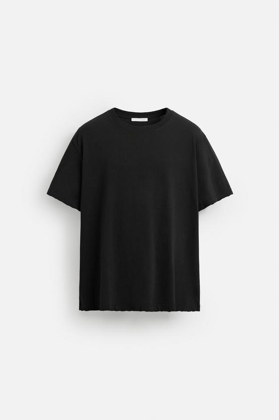 تیشرت مردانه زارا IRREGULAR TEXTURE T-SHIRT