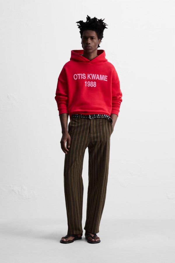 شلوار مردانه زارا STRIPED BALLOON FIT TROUSERS © OTIS KWAME KYE QUAICOE