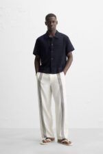 پیراهن مردانه زارا CHECK JACQUARD SHIRT