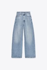 شلوار جین زنانه زارا TRF EXTRA WIDE-LEG HIGH-WAIST JEANS