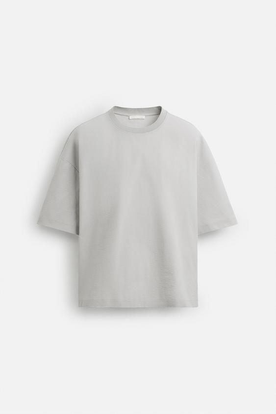 تیشرت مردانه زارا RELAXED FIT TECHNICAL T-SHIRT