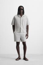 پیراهن مردانه زارا RELAXED FIT TECHNICAL SHIRT