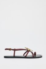 صندل زنانه زارا STRAPPY SANDALS WITH METAL DETAIL